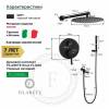 Душевая система Filarete Roun FL1020BL черный фото 3