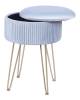 Пуф Stool Group Астор 23A1696VD-8167-58 светло-голубой фото 3