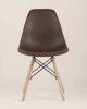 Набор из 4 стульев Stool Group Eames Style DSW Y801-V SEAT brown x4 коричневый фото 4