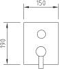 Смеситель для ванны с душем Clever Ventu 99720 фото 2