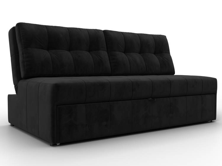 Диван прямой Лига Диванов Лига-107 (160) 134922 Черный