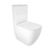 Унитаз-компакт Cerutti Spa Chika 8708 безободковый, с микролифтом