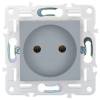 Розетка 1-местная IEK Skandy SK-R10-10-K03 серый фото 3