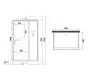 Душевая кабина Niagara Standart ST120/90/15Q/BL корпус черный матовый, стекло прозрачное, 120х90х215 фото 11