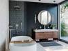 Термостатический смеситель Hansgrohe Ecostat Square 15714140 для душа, шлифованная бронза фото 3