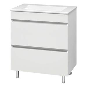 Тумба с раковиной Misty Енисей - 70 Белый 70x69x44