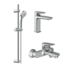 Душевой комплект Cersanit Nature 63063 + 63064 + душевой гарнитур