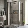 Душевой уголок Azario Male AZ-J50-90-MGR-CL профиль графит матовый, стекло прозрачное, 90x90x195 фото 3