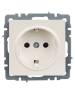 Розетка 1-местная с заземлением и шторками IEK Brite BR-R14-16-K36 жемчуг фото 7