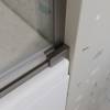 Шторка на ванну Cezares Tandem-Soft TANDEM-SOFT-VF-2-180/145-C-GM-IV профиль оружейная сталь, стекло прозрачное, 180x145 фото 2
