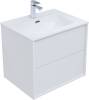 Тумба под раковину Aquanet Lino 60 287540 белый глянец фото 4