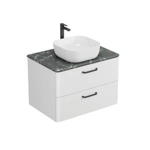 Тумба с раковиной Veneciana Tibr 80 58027 со столешницей, белый матовый