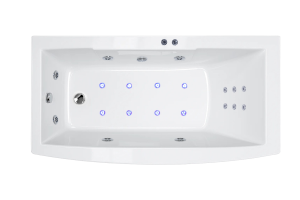 Акриловая ванна Royal Bath Fato RB326100DL белая, 170x85