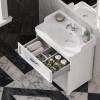Тумба с раковиной Kerama Marazzi Pompei с 2 ящиками, белая глянцевая, 60 см, раковина PO.wb.60 фото 3