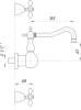 Смеситель для раковины Migliore Princeton Plus ML.PRP-8070.CR излив 165 см хром С ВНУТРЕННЕЙ ЧАСТЬЮ фото 2