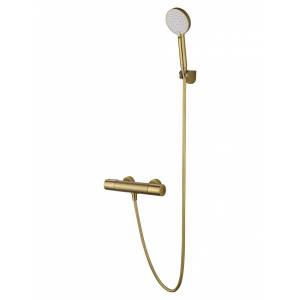 Смеситель для душа Wonzon & Woghand WW-A2006-A-BG термостатический, брашированное золото