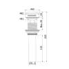 Донный клапан для раковины Comforty DK-01MB 00-00003240 Черный фото 2