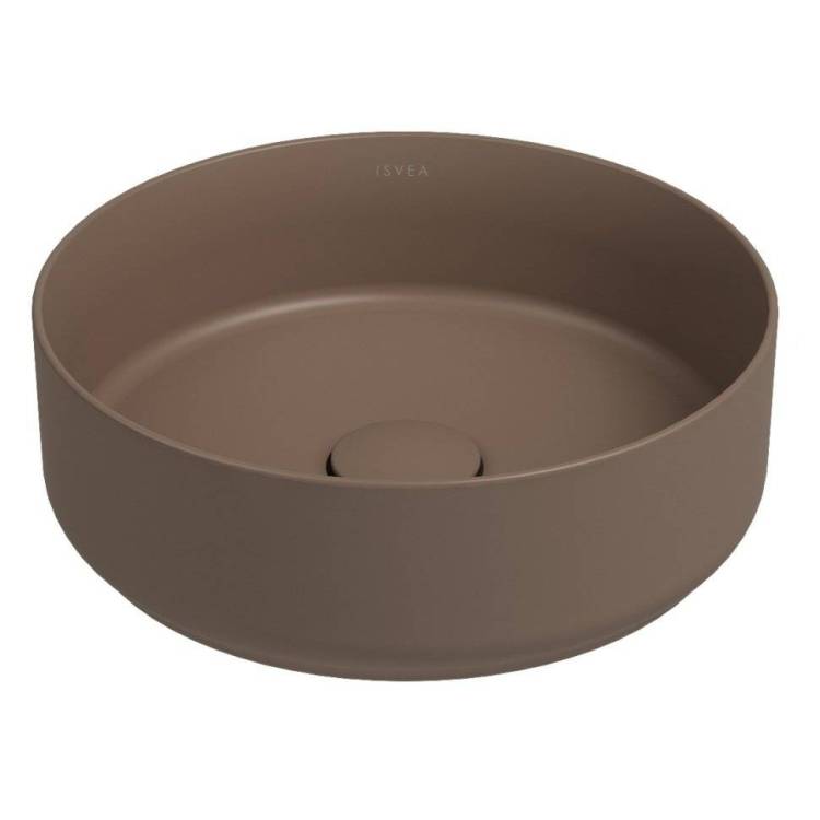 Раковина Isvea Infinity 10NF65036SV-2H 35 см, коричневая матовая