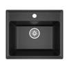 Мойка кухонная Maretti Kitchen KT490-BL черный, 49x42