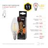 Лампа светодиодная филаментная ЭРА E14 11W 2700K прозрачная F-LED B35-11w-827-E14 Б0046985 фото 3