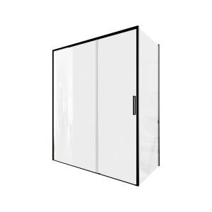 Душевой уголок Aquanet Pleasure Evo AE65-160x90-BT профиль черный, прозрачное стекло