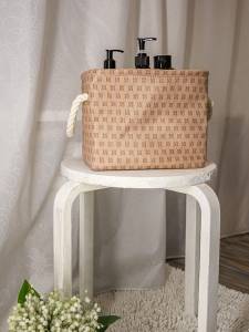 Корзина Bath Plus BEIGE PRINT W-SSB0359A-A бежевый