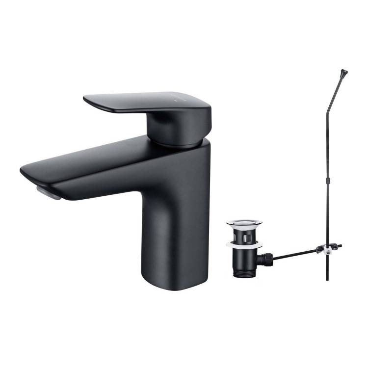 Смеситель для раковины Aquatek Вега AQ1011MB черный