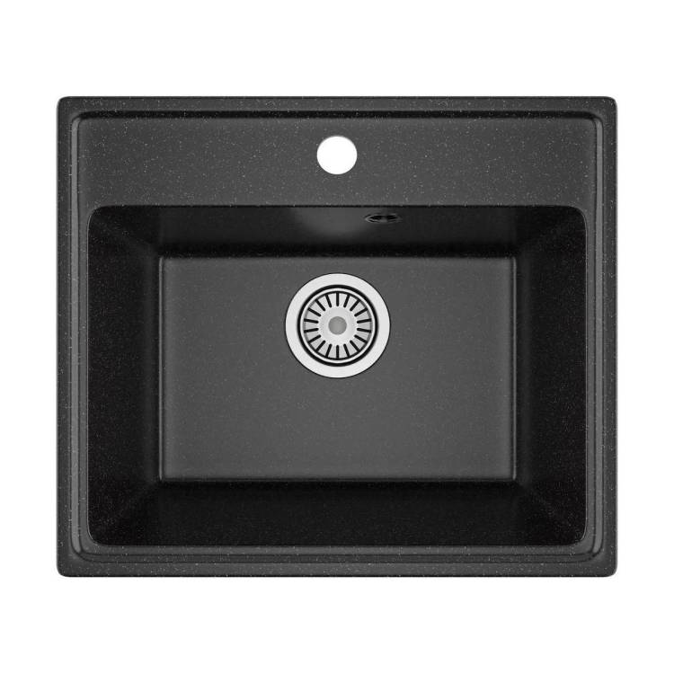 Мойка кухонная Maretti Kitchen KT490-BL черный, 49x42