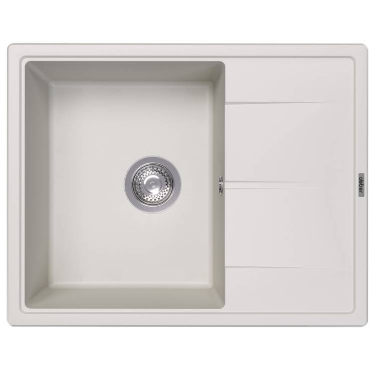 Мойка кухонная Abber Quarz AQ2903W белый, 51x65