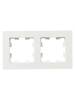 Рамка 2-постовая IEK Brite BR-M22-51-K01 белый рифленый фото 4
