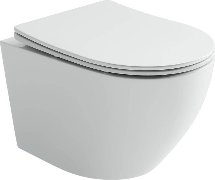 Унитаз подвесной Ceramica Nova Uno Rimless CN11001 белый