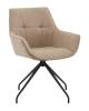 Кресло Stool Group Кимберли AV 344 W130/K02-K20PM-9005 бежевый, рогожка, замша, вращающееся