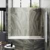 Шторка на ванну MaybahGlass MGV-135-1у стекло бронза, профиль белый матовый, 1400x440