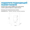 Кнопка смыва Abber AC0124 пневматическая, хром глянцевый фото 5