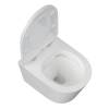 Унитаз подвесной Berges Wasserhaus Vita 082255 безободковый, сиденье микролифт, белый фото 3