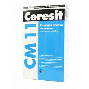 Клей Ceresit СМ 11 для плитки Серый 25 кг