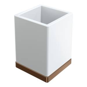 Стакан Boheme Qubic 10961-BRB Brushed Bronze