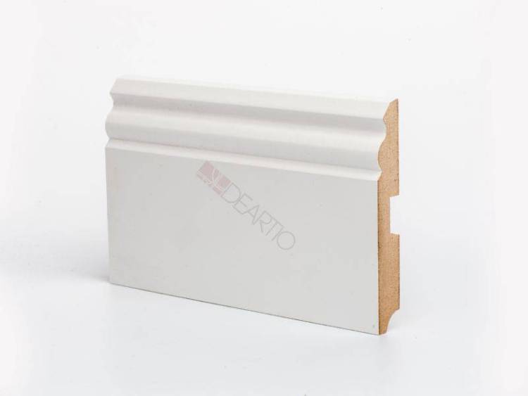 Плинтус Deartio L-XL U 105-120 Белый 2050x120x16