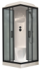Душевая кабина Royal Bath RB 80HP6-GC-BL профиль черный, стекло матовое, 80x80x217