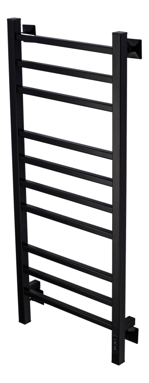 Полотенцесушитель электрический Comfysan Pioli-K 014377 EC-10 100/40 черный матовый