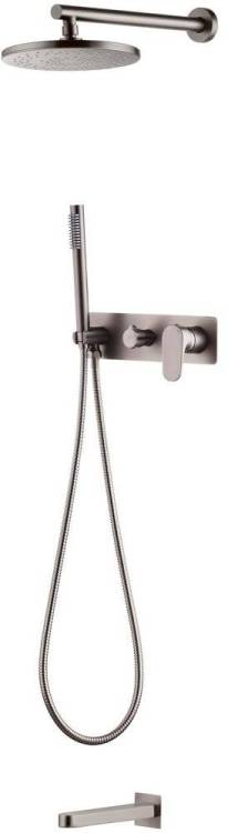 Душевой комплект Boheme Spectre 454-2-NB Nickel Brush
