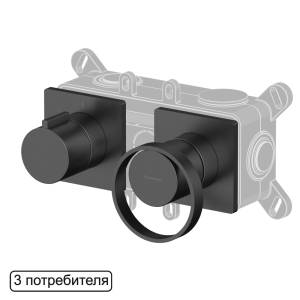 Смеситель для душа WHITECROSS X XO1443GM оружейная сталь