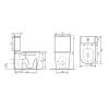 Унитаз-компакт Comforty CF41273S, сиденье микролифт, белый глянец фото 7