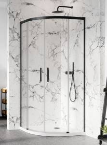 Боковая стенка Radaway Idea BLACK PDD 387142-54-01 Черный, Прозрачное 100x100x200.5