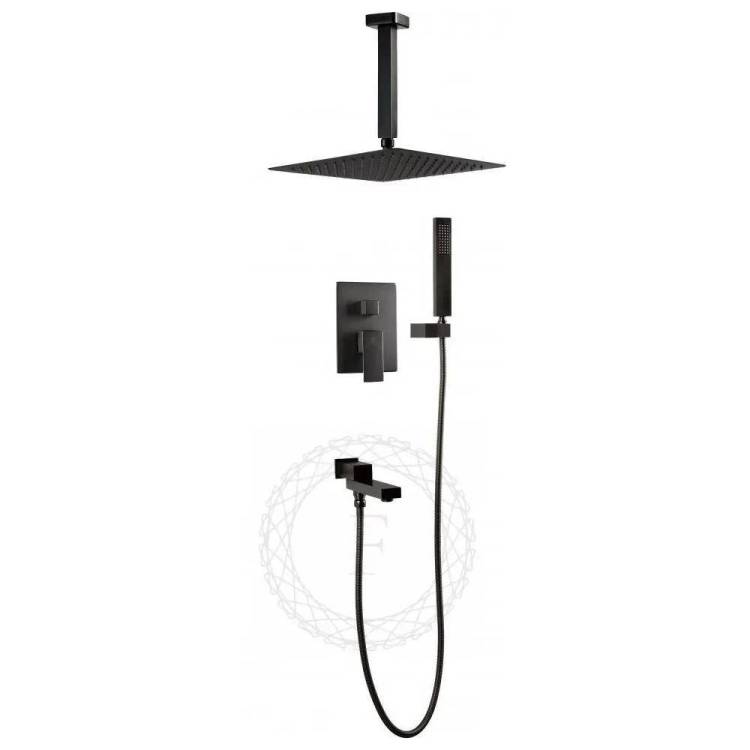 Душевая система Filarete Fing FL1042BG графит