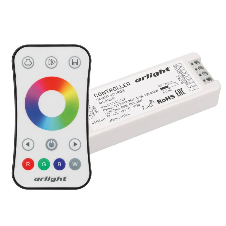Контроллер регулятор цвета Arlight Smart 34807