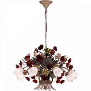 Подвесная люстра Lucia Tucci Fiori Di Rose 1760.8 Brown