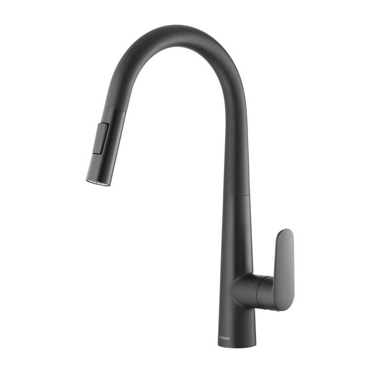 Смеситель для кухни Arrow AG4519MB черный матовый