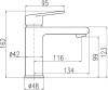 Смеситель для раковины Rav Slezak Colorado CO228.5CMAT черный матовый фото 4