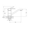 Смеситель для кухни G.lauf Gor GOR4-B058 хром фото 3
